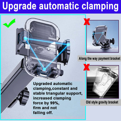 Universal Car Phone Mount with Air Vent Clip and Extended Arm for All Smartphones